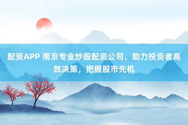 配资APP 南京专业炒股配资公司，助力投资者高效决策，把握股市先机